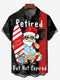 Men's Christmas Funny Graphic Short Sleeve Hawaiian Shirt